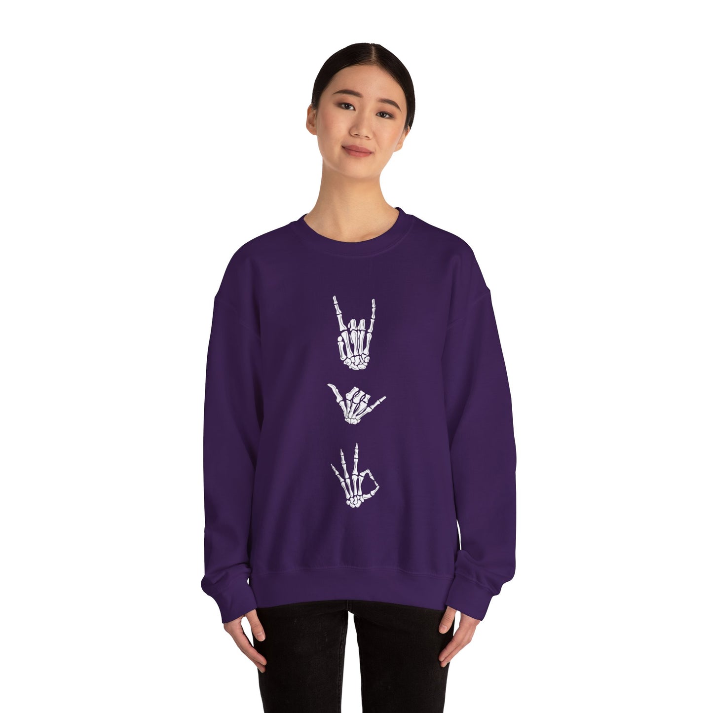 Skull hands - Unisex Crewneck Sweatshirt