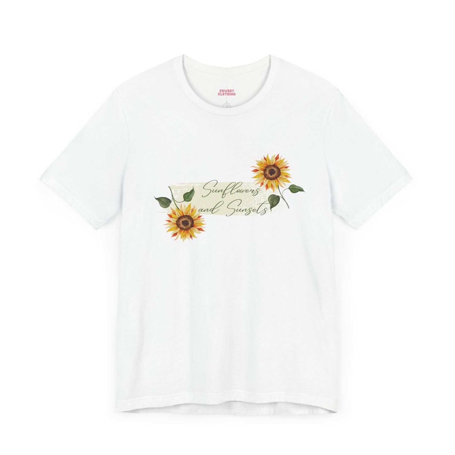 Sunflowers and Sunsets - Unisex Tee