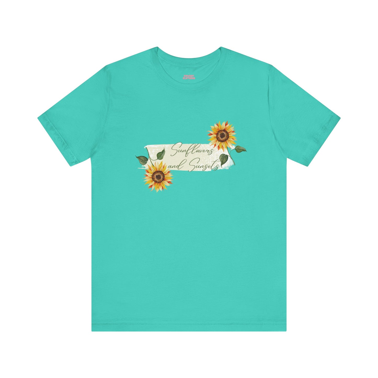 Sunflowers and Sunsets - Unisex Tee