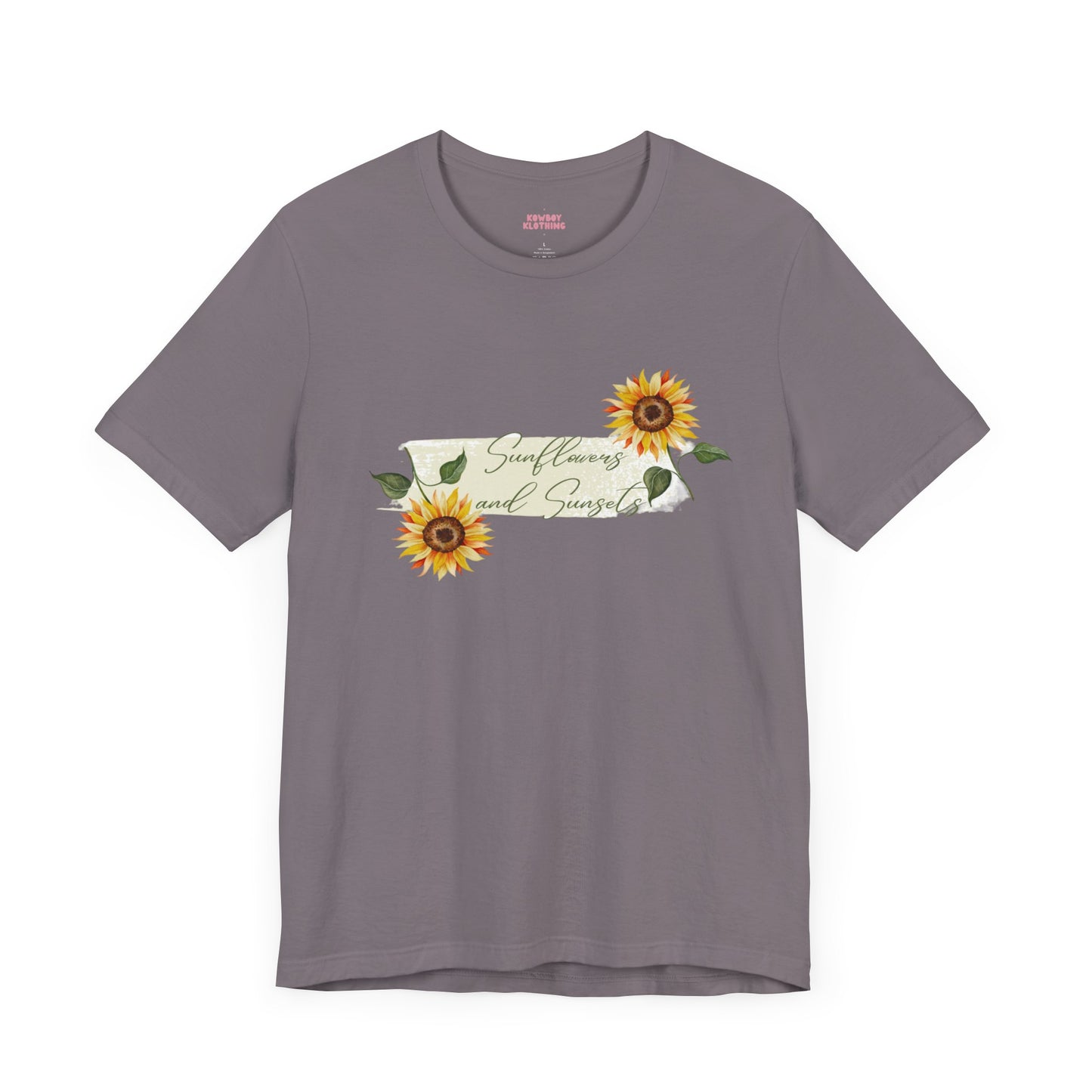 Sunflowers and Sunsets - Unisex Tee