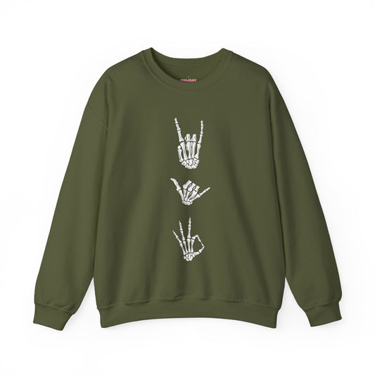 Skull hands - Unisex Crewneck Sweatshirt