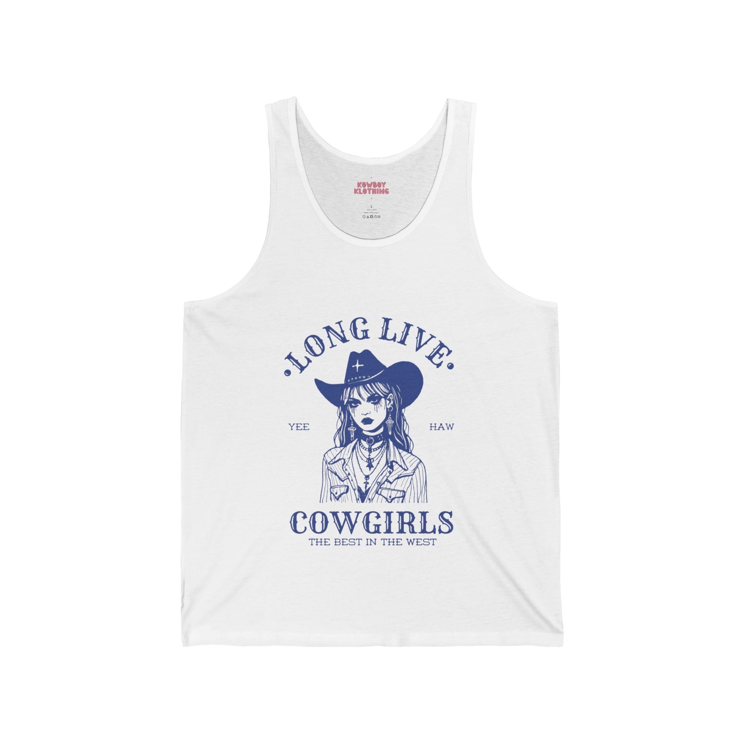 Long Live Cowgirls - Unisex Jersey Tank