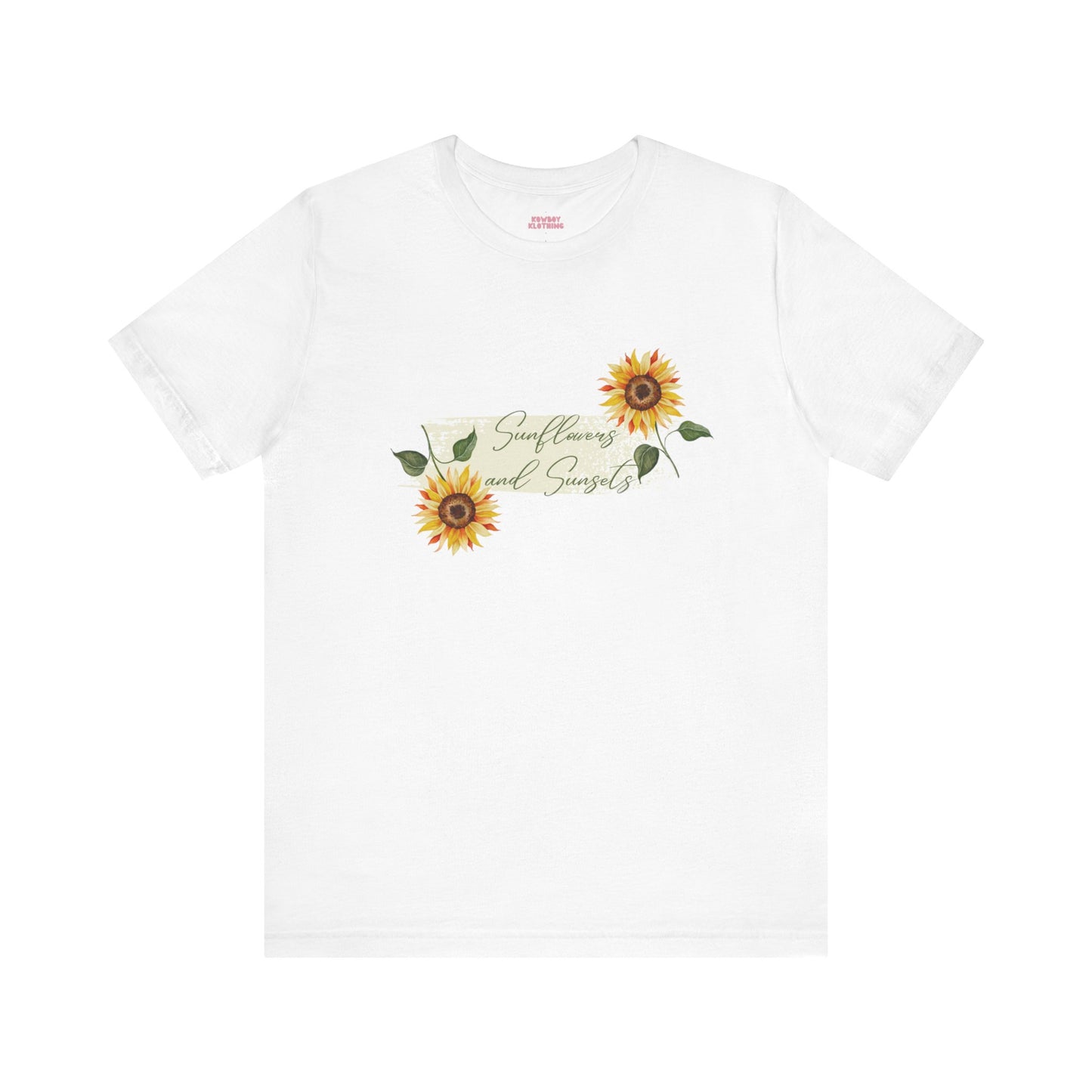 Sunflowers and Sunsets - Unisex Tee