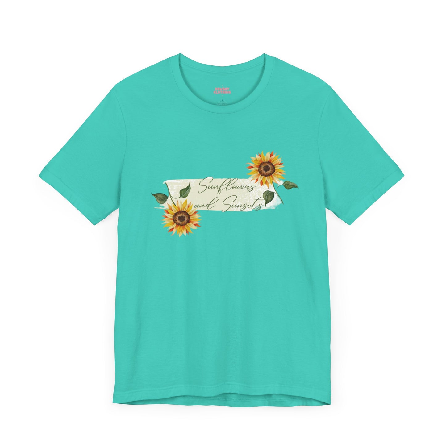 Sunflowers and Sunsets - Unisex Tee