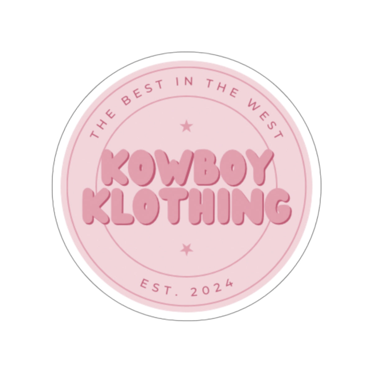 Kowboy Klothing Logo Stickers