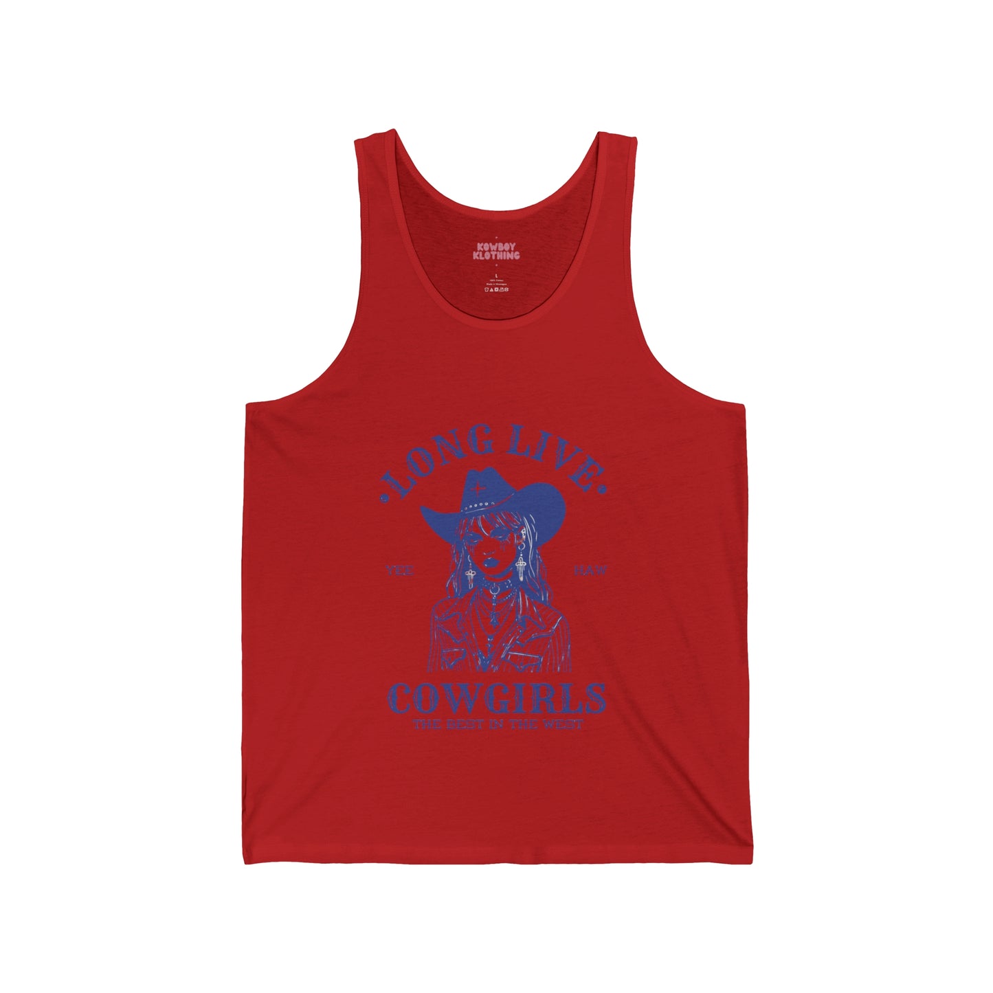 Long Live Cowgirls - Unisex Jersey Tank