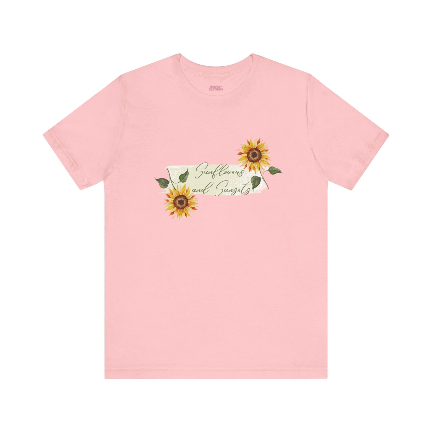 Sunflowers and Sunsets - Unisex Tee