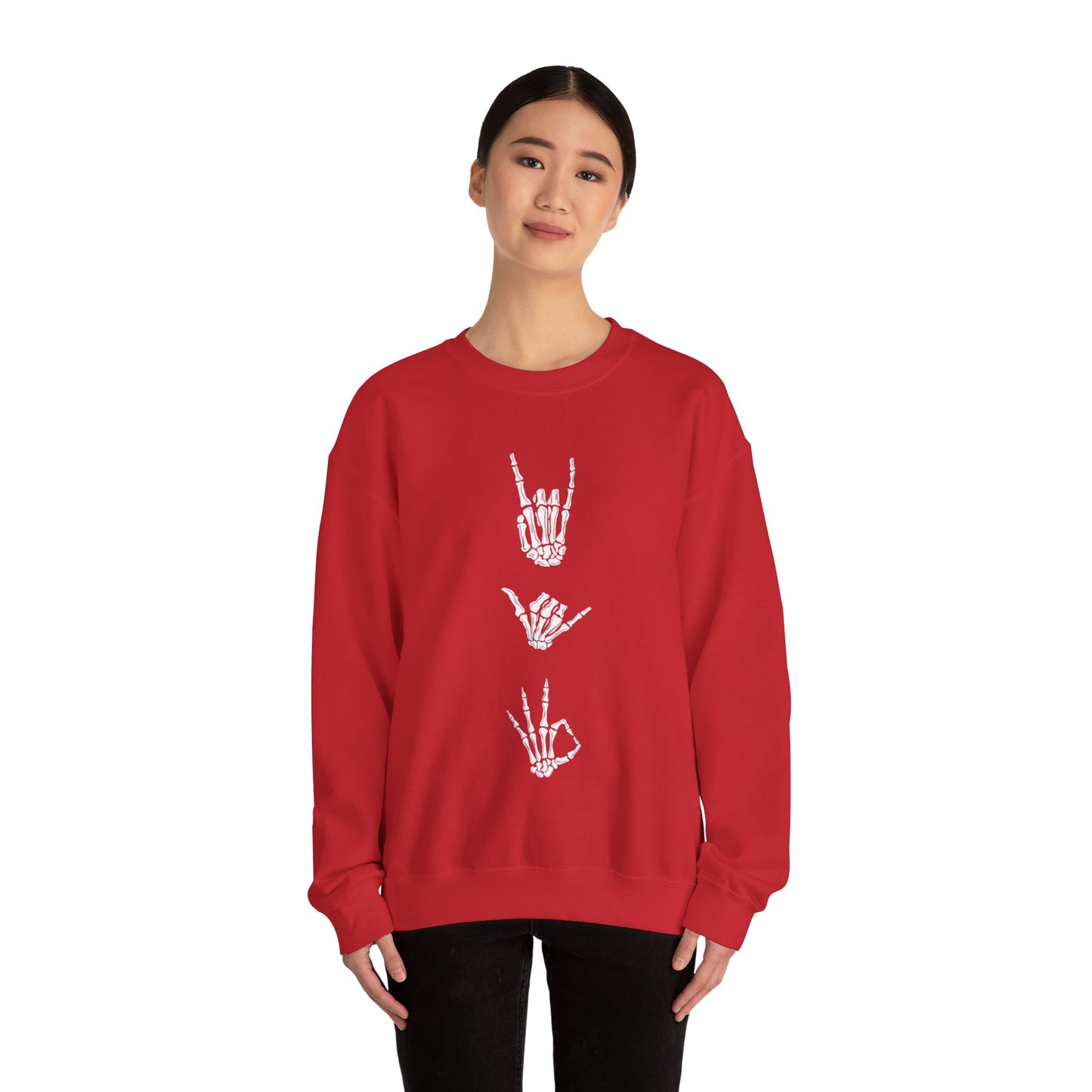 Skull hands - Unisex Crewneck Sweatshirt