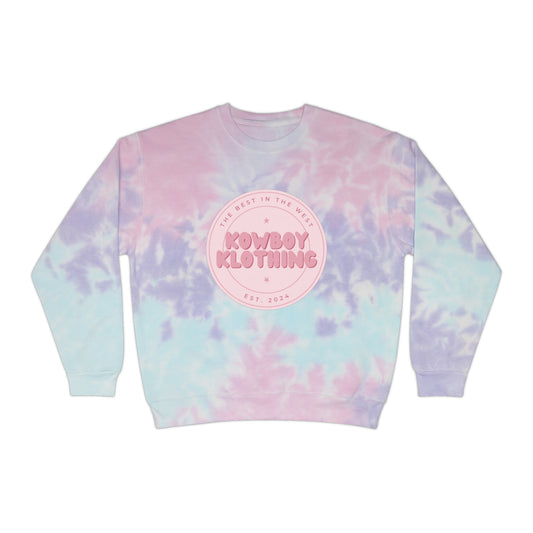 Kowboy Klothing Logo - Unisex Tie-Dye Sweatshirt