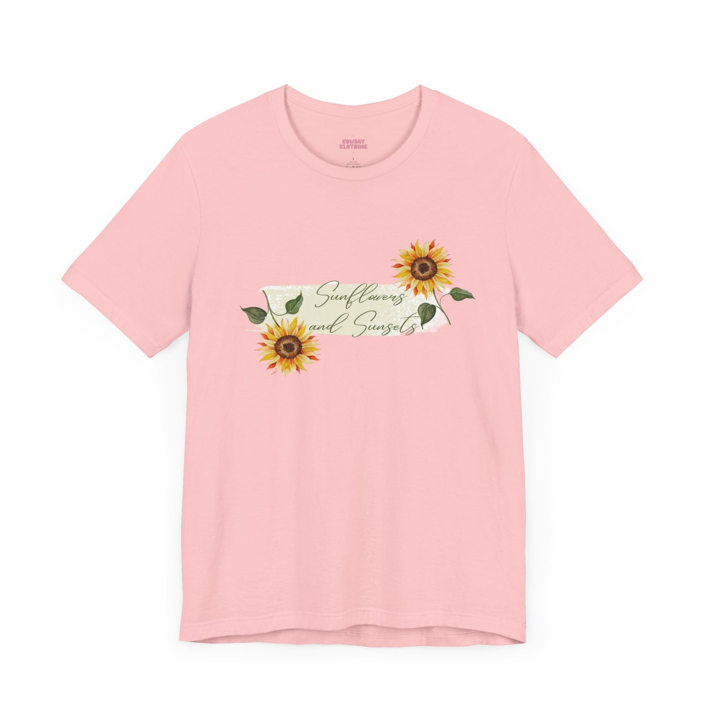 Sunflowers and Sunsets - Unisex Tee