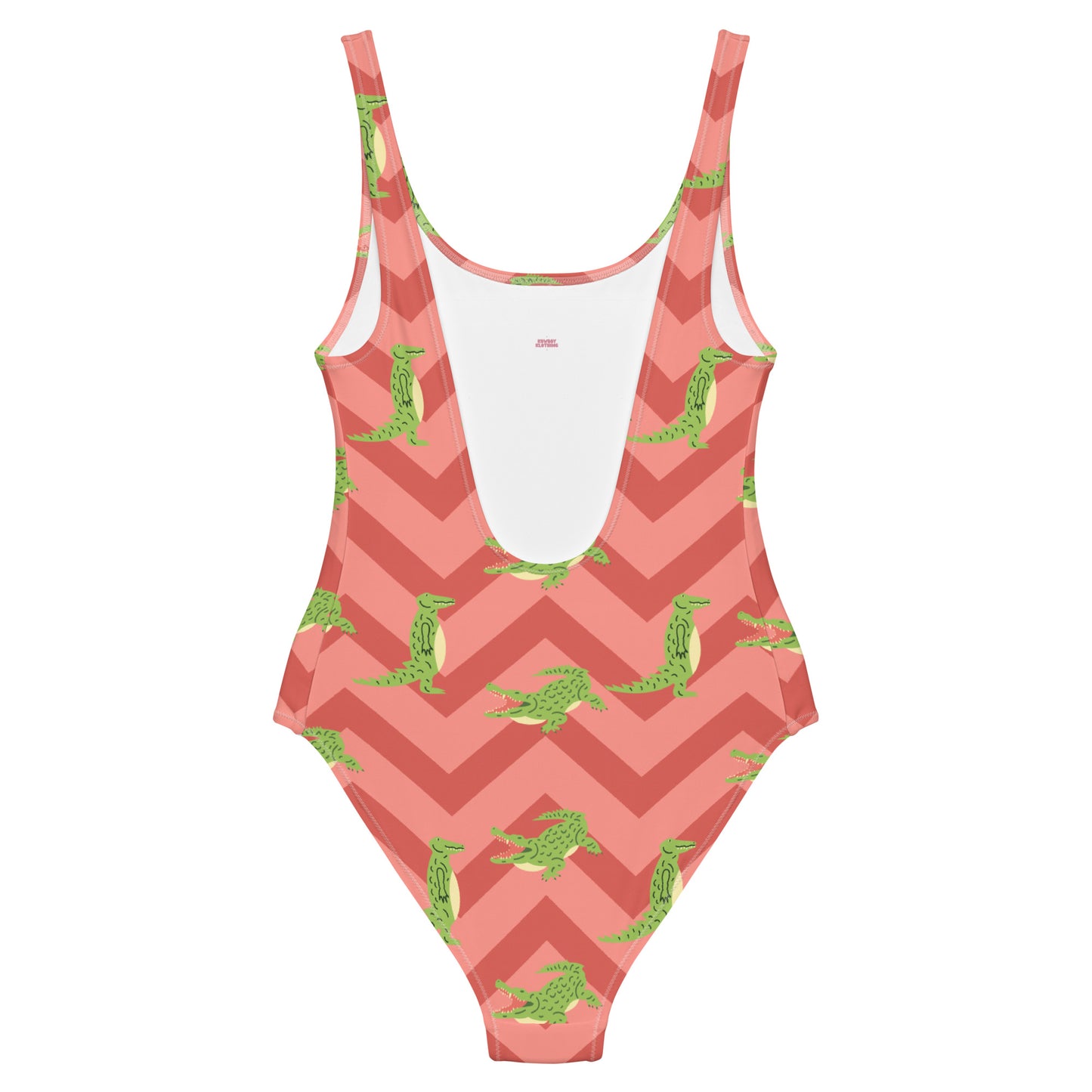 Pink Croc - One-Piece Swimsuit